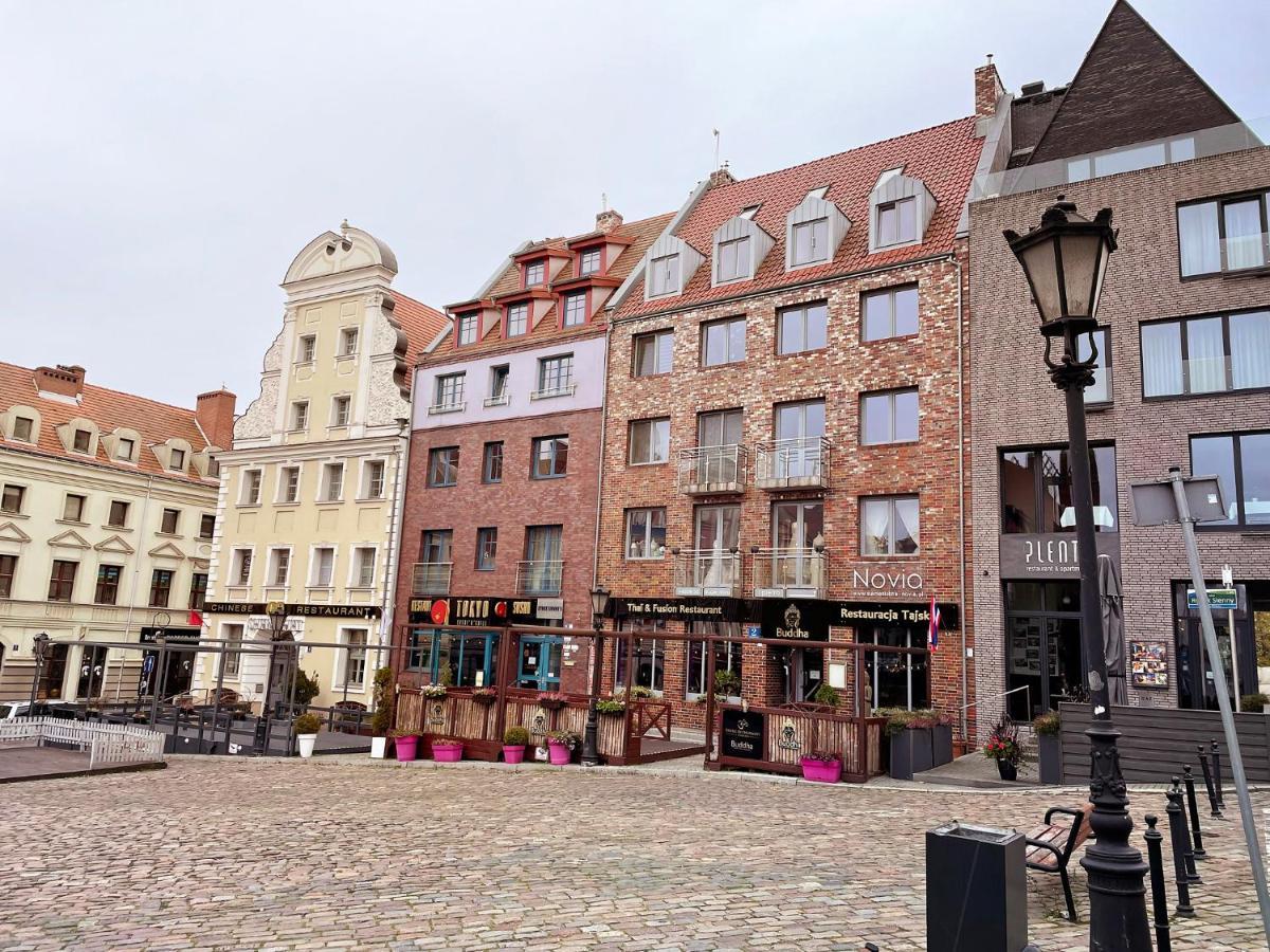 See U In Szczecin Old Town Buitenkant foto